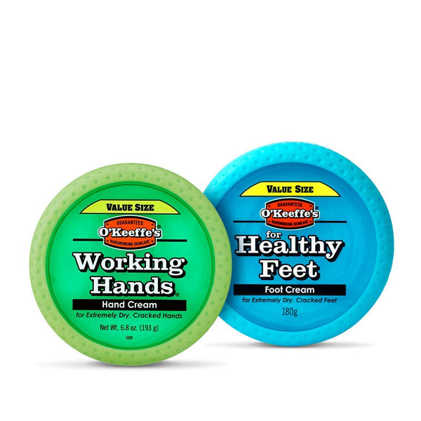 O'Keeffe's Twin Pack Working Hands 193 g & Healthy Feet 180 g