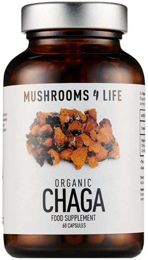 Mushrooms 4 Life Organic Chaga 60 Capsules, 0.033 kg