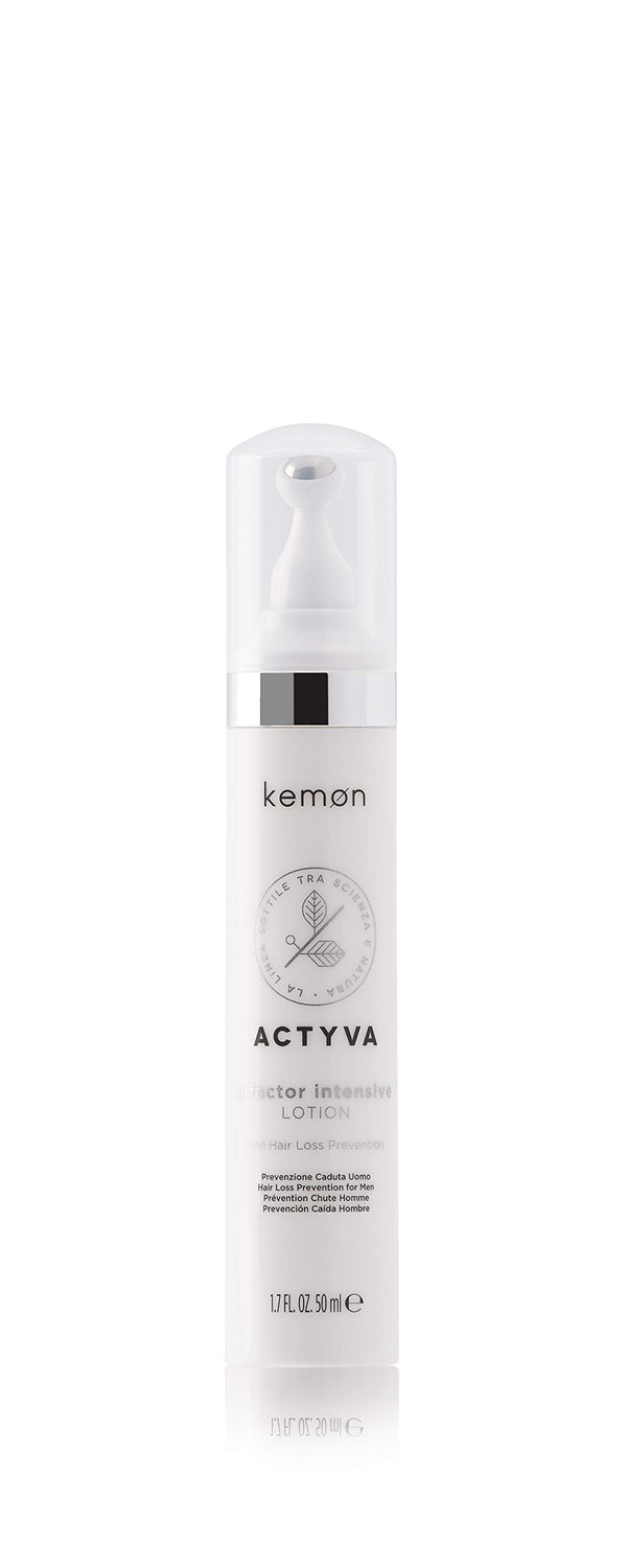 Kemon Actyva P Factor Lotion Intensive Roll-On Men's Hair Lotion for Anti-Hair Loss Hair Treatment for Thick and Fuller Hair - 50 ml
