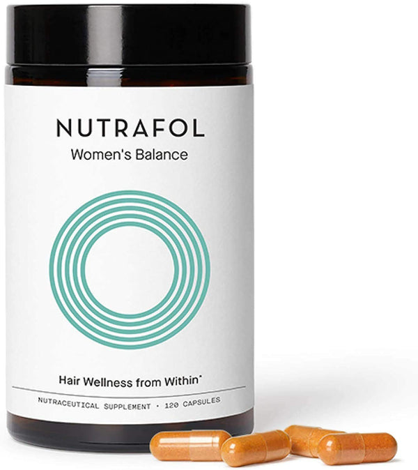 Nutrafol Womenâs Balance Hair Growth For Thicker, Stronger Hair Peri- and Postmenopause (4 Capsules Per Day - 1 Month Supply)