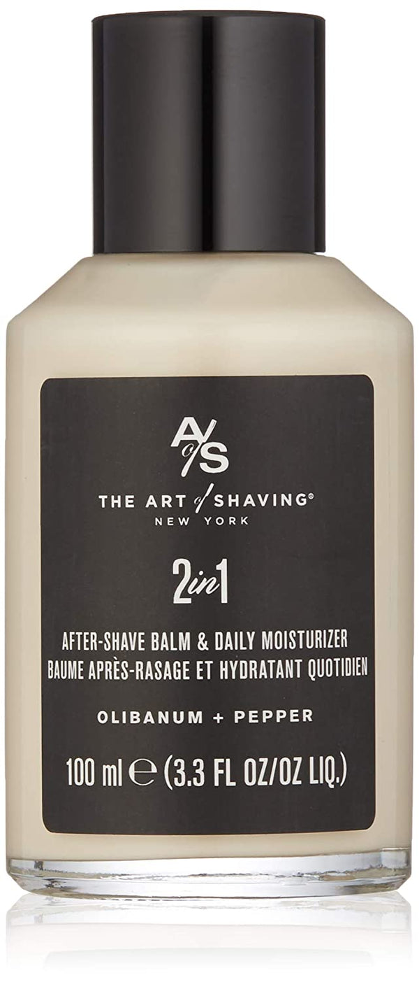 The Art of Shaving After-Shave Balm and Moisturizer, Olibanum & Pepper 2-in-1, 100 ml