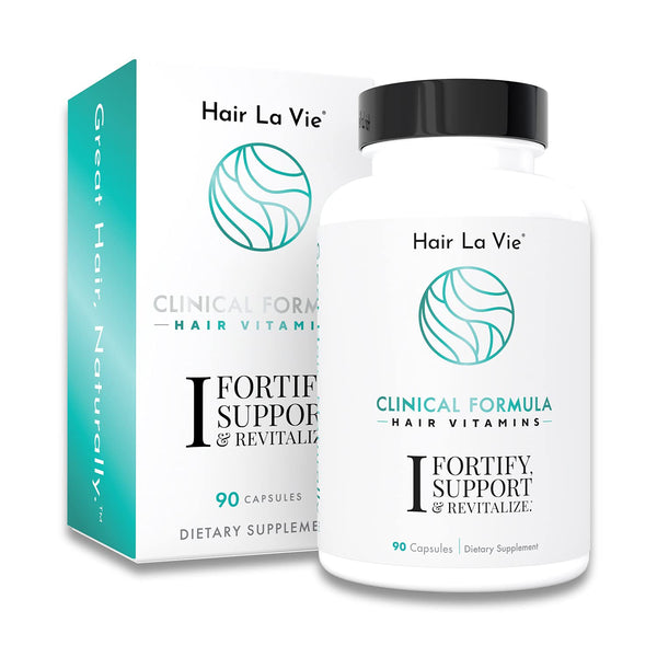 Hair La Vie Clinical Formula Hair Vitamins with Biotin and Saw Palmetto - Healthy Hair and Whole-Body Wellness