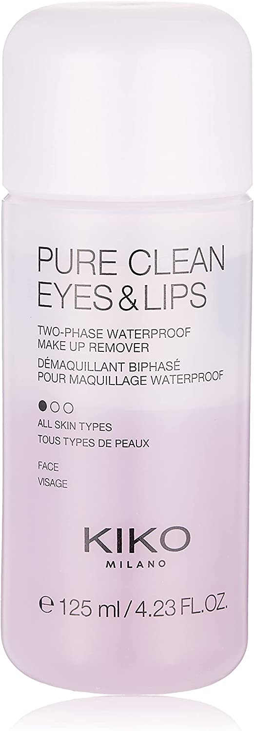 KIKO Milano Pure Clean Eyes & Lips | Two-phase makeup remover for eyes and lips