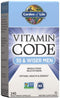 Garden of Life Vitamin Code 50 & Wiser Men Raw Whole Food Multivitamin, Vitamins for Men Over 50 for Prostate Health, Healthy Heart, Blood Pressure, 240 Vegetarian Capsules *Packaging May Vary*