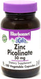Bluebonnet Nutrition Zinc Picolinate 50 mg Vegetable Capsules, Best for Hormonal & Immune Health, Prostate Health, Skin, Vegan, Non GMO, Gluten Free, Soy Free, Milk Free, Kosher, 100 Vegetable Capsule