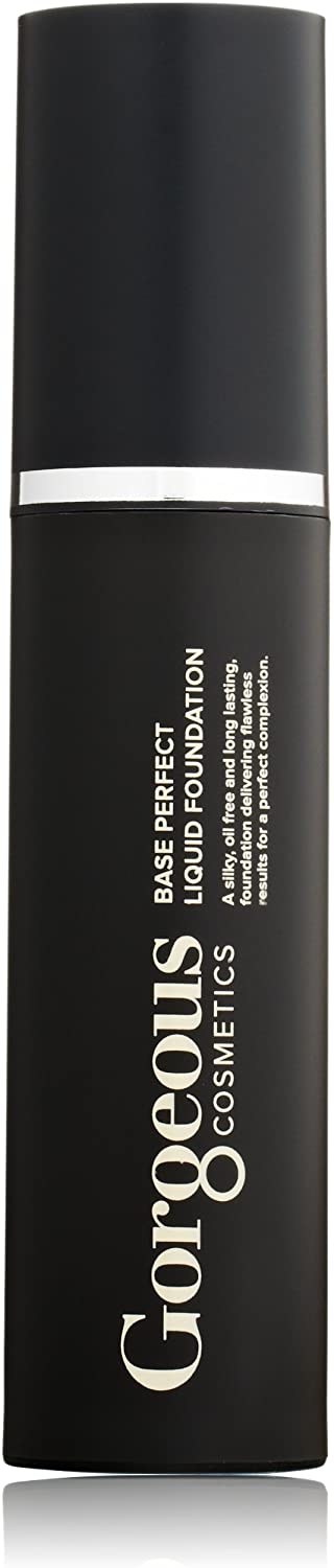 Liquid Foundation Gorgeous Cosmetics Base Perfect oil free silicon based contains Vitamin A and E High pigment Buildable coverage Medium coverage Airless pump bottle 1 Fluid ounce Shade 2NB-BP