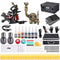 Stigma tattoo gun Complete Tattoo Kit Pro Rotary Tattoo Machine and coils machine Kit Power Supply Color Inks with Case MK682A