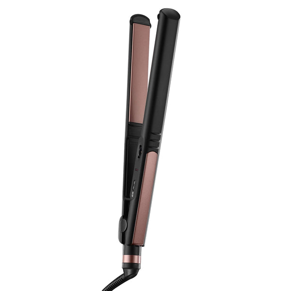 INFINITIPRO BY CONAIR Rose Gold Ceramic Flat Iron, 1 Inch, Black