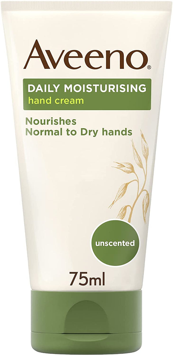 Aveeno Daily Moisturising Hand Cream, For Normal to Dry Hands, 75ml