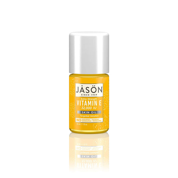 JASON Vitamin E 32,000 IU Extra Strength Skin Oil, Targeted Solution, 1.1 Ounce Bottle (Pack of 2)