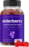 Elderberry Gummies with Vitamin C, Propolis & Echinacea - Immune System Support Gummy Vitamins for Adults & Kids - Max Strength 200mg Sambucus Antioxidant