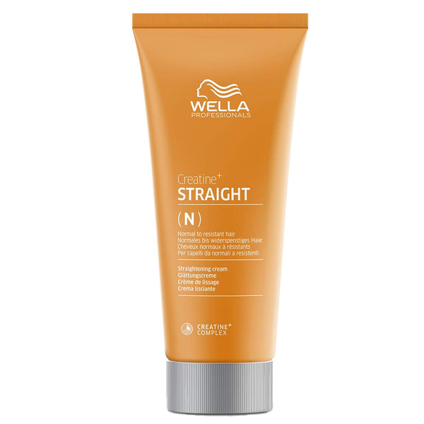 Wella Creatine Straight Smoothing Cream For Normal to Resistant Hair. 200 ml