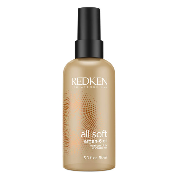 Redken All Soft Argan-6 Oil Multi-Care Oil For Dry/Brittle Hair 90ml / 3.0 fl.oz.