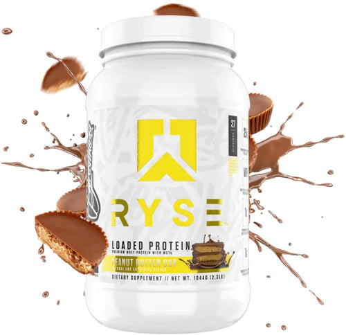 Ryse Loaded Protein Chocolate Cookie Blast | 24-25g Premium Whey Protein | MCT Healthy Fats | 27 Serving | Organic Prebiotic Fiber | Low Carbs and Low Sugar | Easy Mixing & Amazing Taste