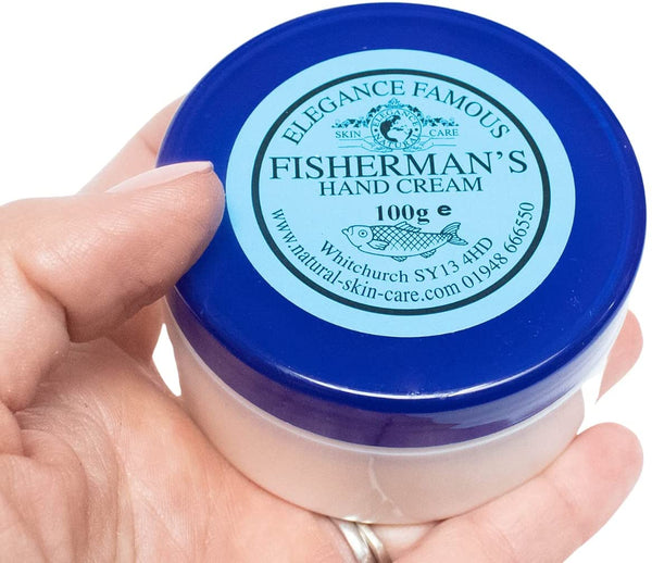 Fishermans Hand Cream 100g by Elegance Natural Skin Care Working Outdoors? Hands in and Out of Water? Multi Award Winning