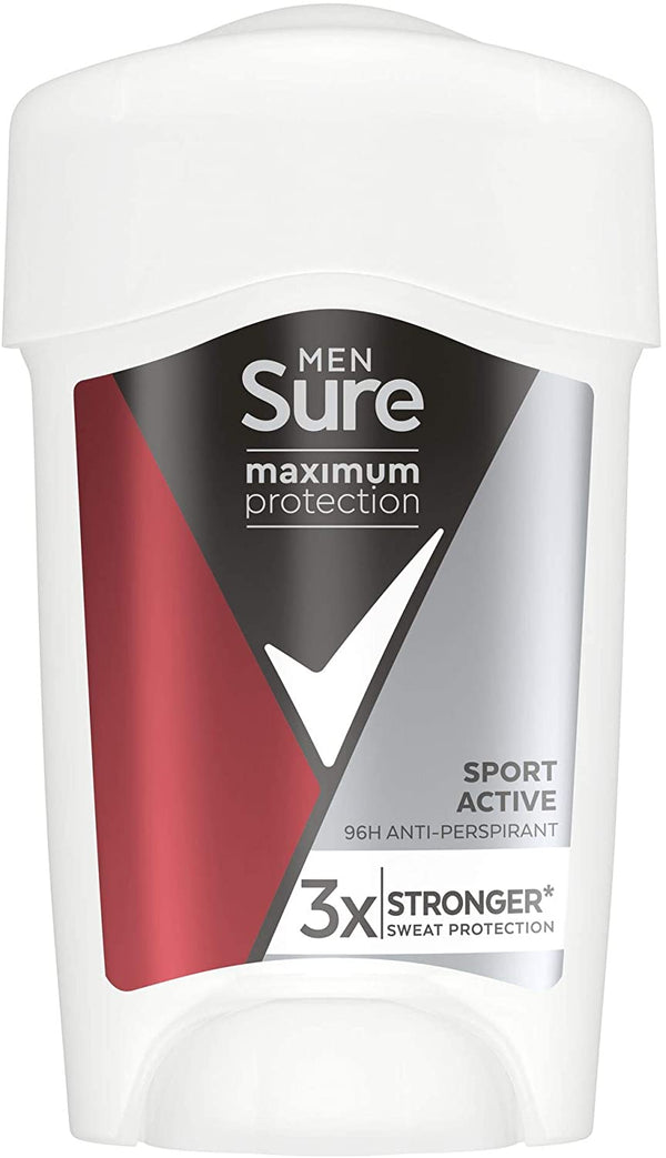 Sure Men Maximum Protection Sport Active Anti-perspirant Cream Stick 45 ml