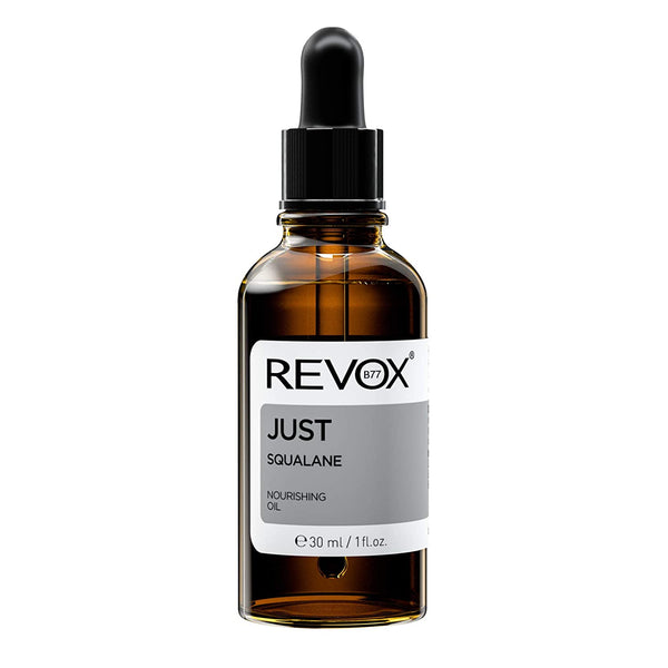 REVOX B77 JUST Squalane Oil Moisturizer - Nourishing Oil for Face & Neck – 3-IN-1 Facial Oil to Brighten, Hydrate, Firm and Reveal Radiant Skin – 30 ml Bottle