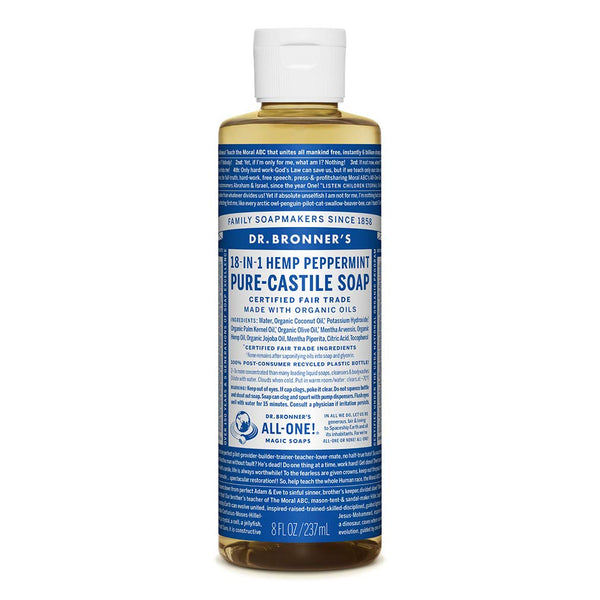 Dr. Bronners Magic Pure-Castile Soap Organic Peppermint, 237ml