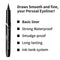 Classic liner for beginners | Ultra Slim Ink Liner, Waterproof Liquid Liner, Easy to Draw, Long Lasting | PASSIONCAT 2X WaterProof Pen Liner No.1 Black (1.0g)