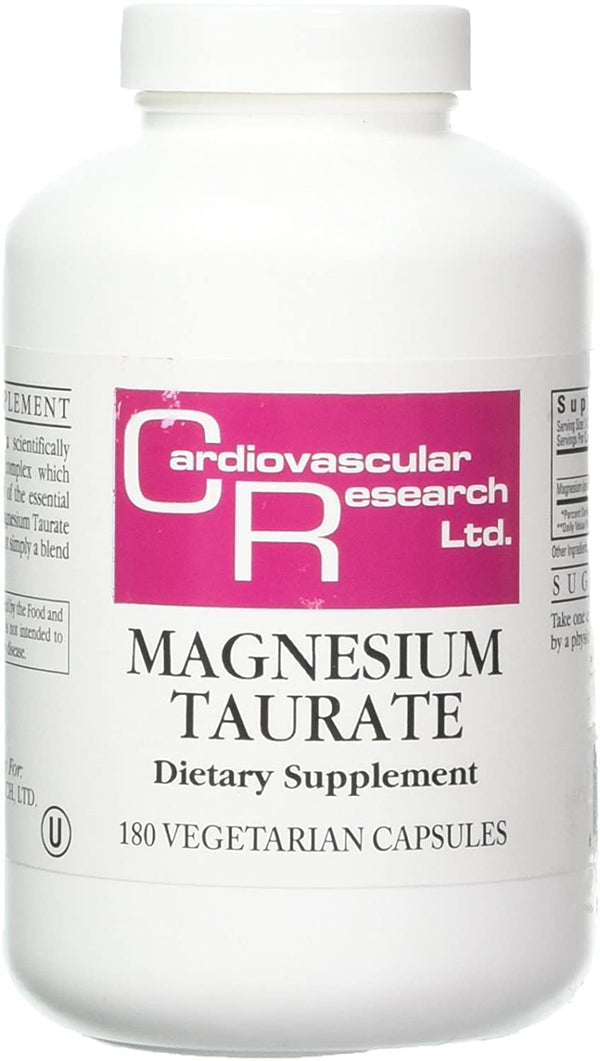 Ecological Formulas Magnesium Taurate Capsule, 125 mg, 180 Count