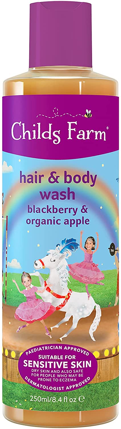 Childs Farm Children's Hair & Body Wash Blackberry & Organic Apple, 250ml