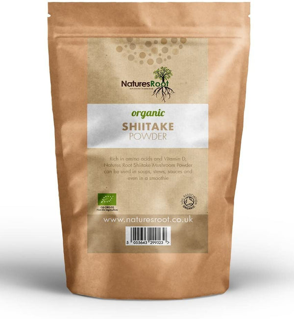 Natures Root Organic Shiitake Mushroom Powder 100g