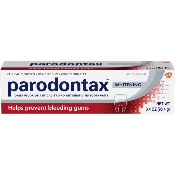 Parodontax Whitening Toothpaste for Bleeding Gums, 3.4 Ounce