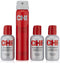 CHI Shine & Moisture Travel Kit with Infra Shampoo, Infra Treatment, Silk Infusion and Infra Texture Hair Spray