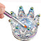 Nail Art Dappen Dish, Multifunctional Acrylic Liquid Powder Glass Crystal Cup–Nail Crystal Bowl/Glass Nails Cup/Nails Pen Holder, Crown Nails Glass Dish 1pc Colorful Laser