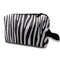 NEPower Animal Black And White Stripes Women's Small Cute Make Up Pouch For Purse Makeup Brushes Bag Mini Travel Cosmetic Bag