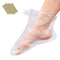 Noverlife 200PCS Large Clear Plastic Disposable Booties, XL Paraffin Wax Foot Covers Paraffin Bath Therapy Feet Liners Pro Cozy Liners Foot Hot Wax Spa