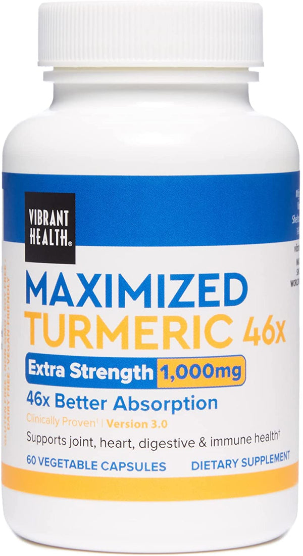 Vibrant Health Maximized Turmeric 46x 60c