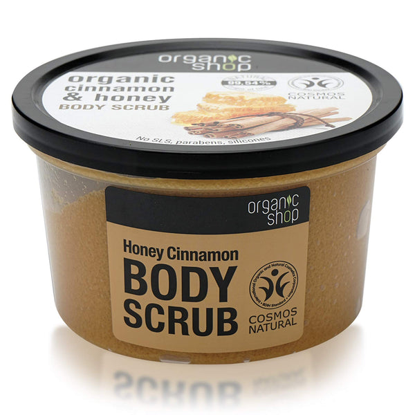 Organic Shop Honey Cinnamon Body Scrub, 250 ml