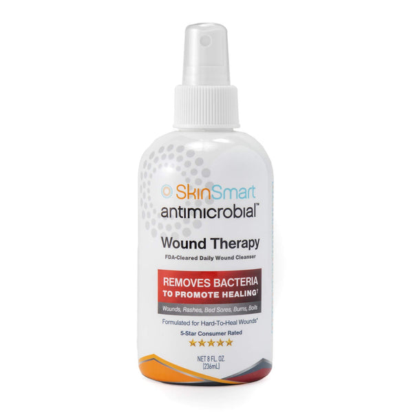 SkinSmart Antimicrobial Wound Therapy, 8 Ounce Clear Spray
