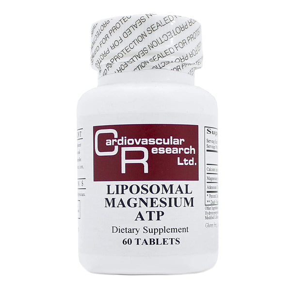 Liposomal Magnesium ATP (Mg30mg ATP60mg) 60 Tablets - 3 Pack - Ecological Formulas/Cardiovascular Research