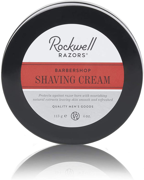 Rockwell Shave Cream, Barbershop Scent, 453.6 g (Pack of 1)