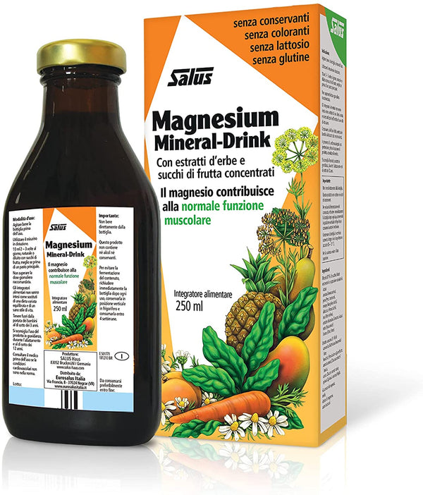 Floradix Magnesium, Supports Muscle Function and Bone Health, Liquid Extract, 8.5 oz