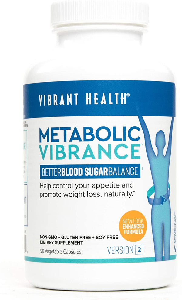 Vibrant Health, Metabolic Vibrance, Natural Metabolism Support, 90 Capsules