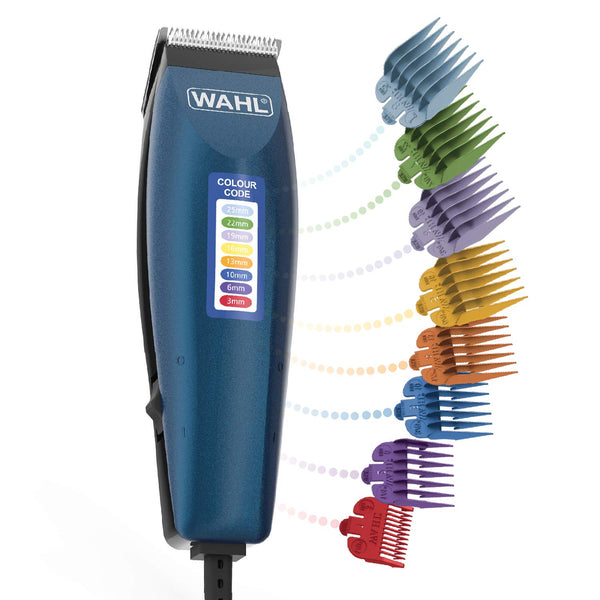 WAHL Hair Clippers for Men, Colour Pro Corded Clipper, Head Shaver, Men's Hair Clippers, Colour Coded Clipper Guides, Corded, Family at Home Haircutting