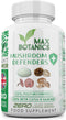 Mushroom Defenders | Reishi, Shiitake, Maitake & Lion's Mane | Supports Natural Defences | High Strength | Dual Extracted | No Additives | Vegan | UK Made | GMP (120 Capsule Bottle)