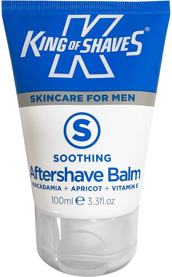 King of Shaves Soothing Aftershave Balm, Post Shave For Men 100ml