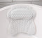 Idle Hippo Bath Pillow Ergonomic Bathtub Spa Cushion, Non-slip 6 Strong Suction Cups, Comfortable Head Rest and Neck, Back, Shoulder Support, Quick Dry Air Mesh Bath Pillow, Fits Any Size Tub