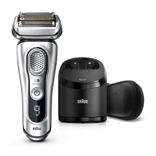 Braun Electric Razor for Men, Series 9 9390cc, Electric Shaver, Precision Trimmer, Rechargeable, Cordless, Wet & Dry Foil Shaver