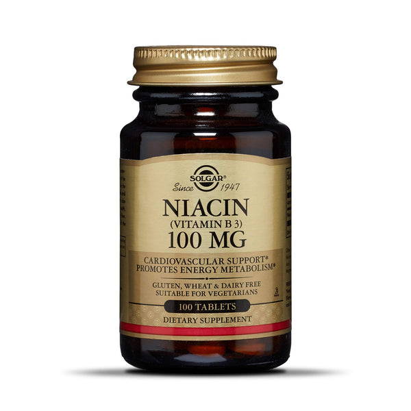 Solgar, Niacin (Vitamin B3), 100 mg, 100 Tablets