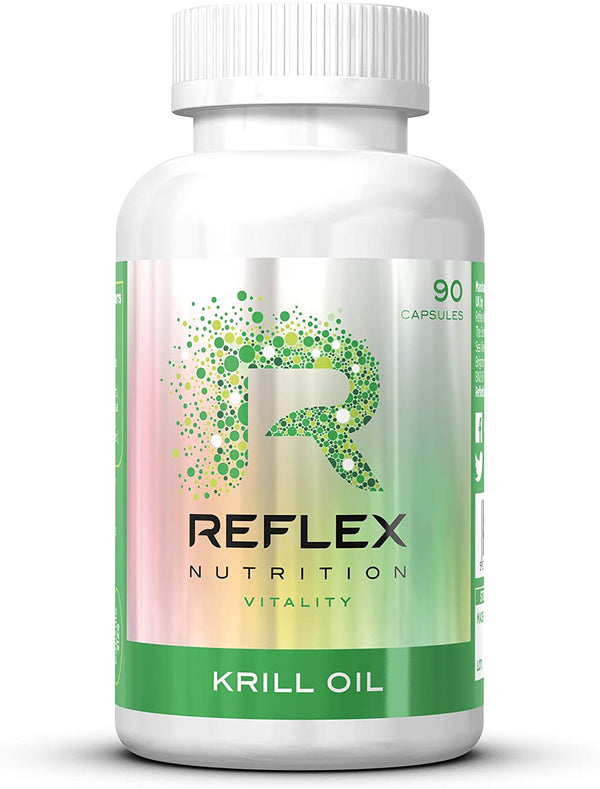 Reflex Nutrition Krill Oil Rich Source Omega 3 Capsules Supplement (90 Caps)