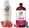 Liquid Morning Multivitamin & Liquid Iron Bundle by MaryRuth's | Vegan Morning Liquid Multi Essentials+ (Strawberry) | Vegan Liquid Iron from Ferrochelýý | Formulated for Adults & Kids