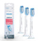 Genuine Philips Sonicare Sensitive replacement toothbrush heads for sensitive teeth, HX6053/64, 3 pk