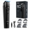 tomight 6-in-1 Hair Trimmer Set, Beard Trimmer for Men, Electric Rechargeable Hair Clipper Beard Shaver with 4 Guide Combs, Body Grooming Kit for Home Use