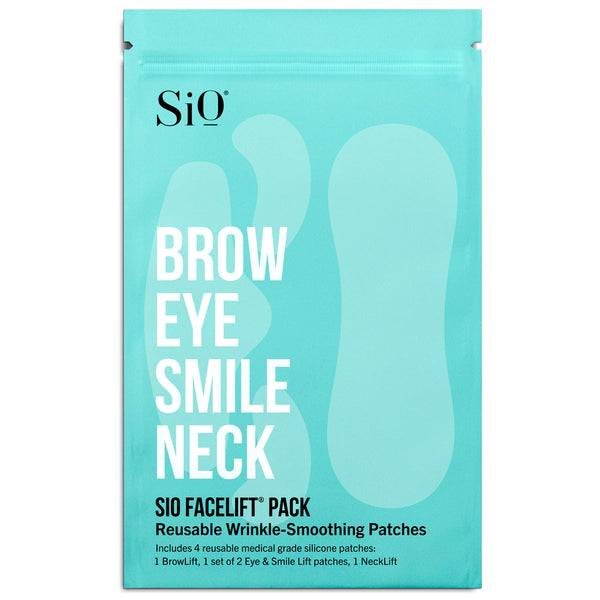 SiO Beauty FaceLift | Neck, Forehead, Eye & Smile Anti-Wrinkle Patches | Overnight Smoothing Silicone Patches For Face, Neck, Forehead, Eye & Smile Fine Lines And Signs Of Aging