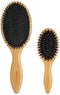 Hair Brush Set, BESTOOL Boar Bristle Hair Brush Set with Detangling Nylon Pin, Home & Travel Hair Brushes for Women Men Kid All Wet or Dry Hair's Detangle, Massage, Add Shine